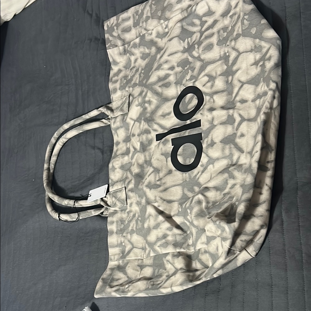 Adidas Camouflage Tote in Gray and Black